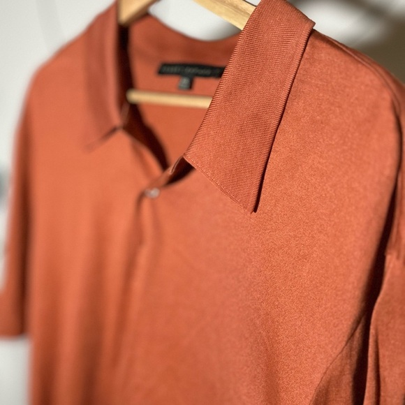 Robert Barakett Orange 100% Cotton Short Sleeve Polo XXL - Picture 3 of 5
